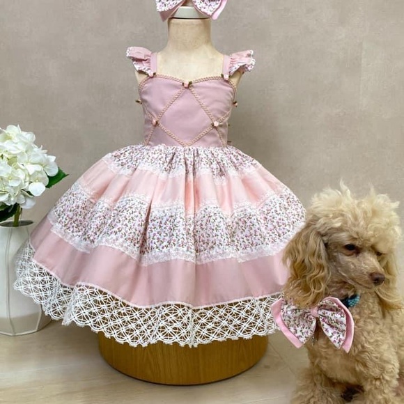 NWT Dollcake Pink Dress size 14 - Picture 2 of 4